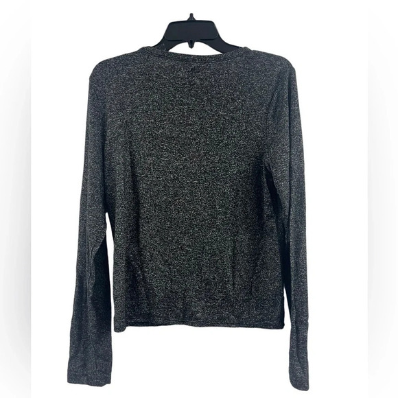 UpWest Long Sleeve Twist Front Grey Shirt size Large - Picture 2 of 6